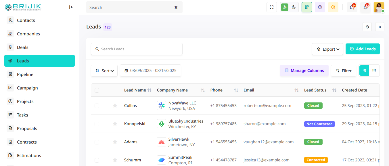 BRIJIK CRM